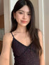 Spring Spiece Lacey Border Tank Tops